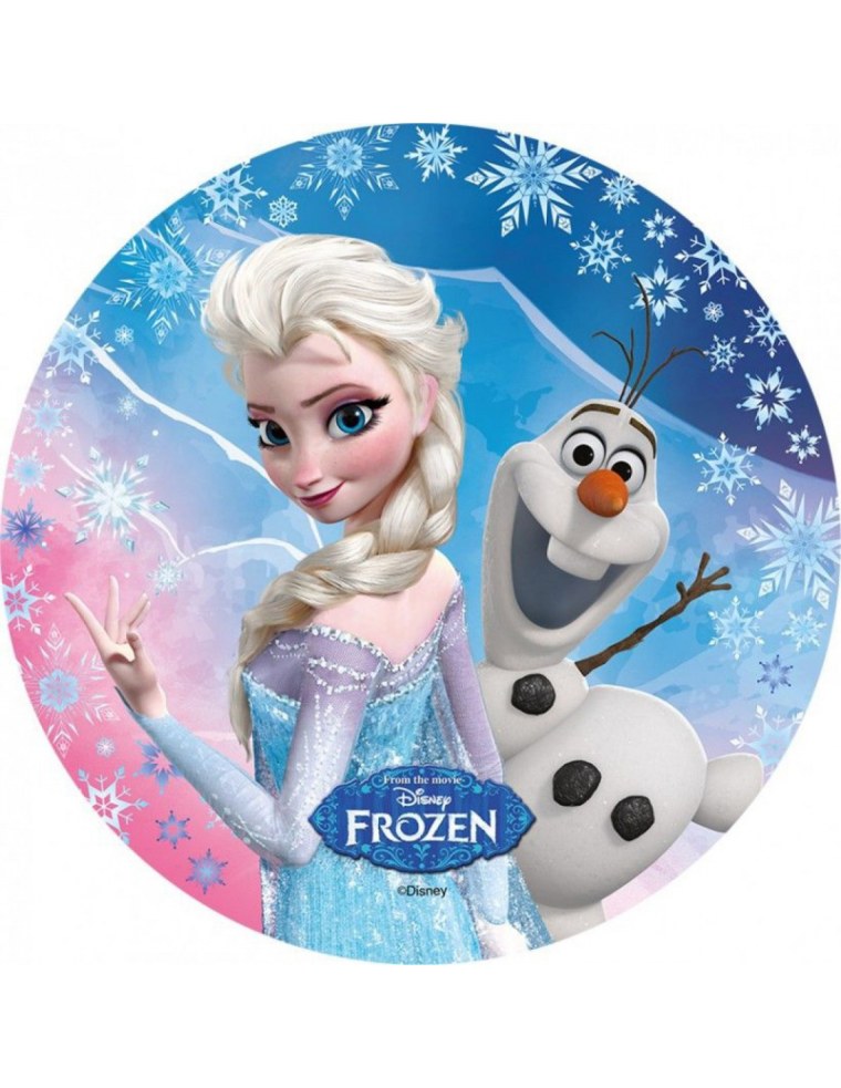 Frozen Эльза сахарная печать