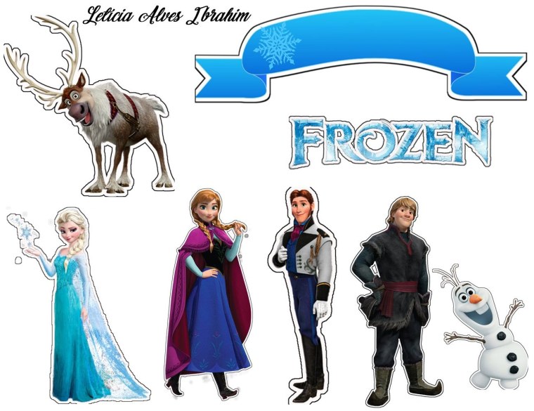 Герои холодного сердца для печати