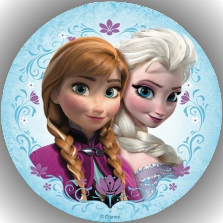 Эльза и Анна в сердце