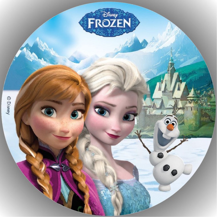 Эльза Анна Олаф круглая