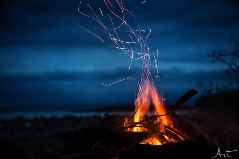 Красивый костер