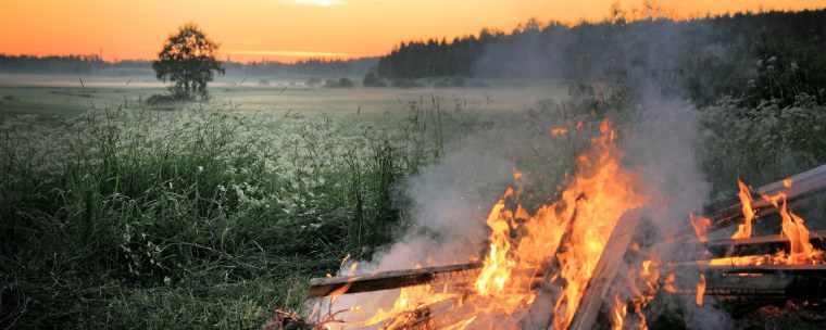 Костер фото
