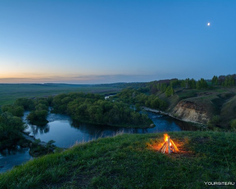 Вечерняя панорама природа
