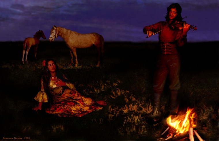 Живопись цыгане Бессонов