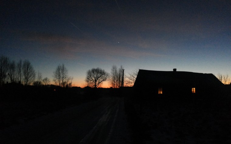 Ночь в деревне