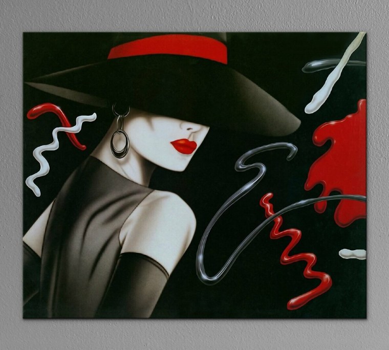 Леди в шляпах живопись