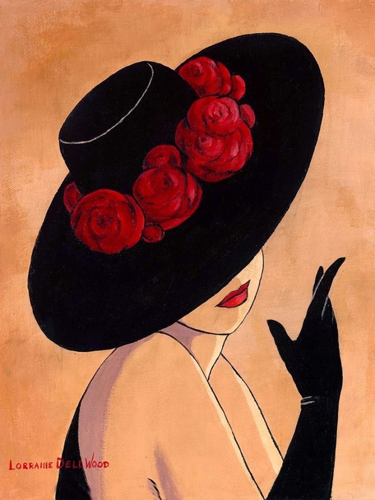 Лорейн дель Вуд дамы в шляпках