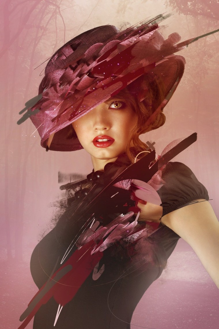 Дама в шляпе образ