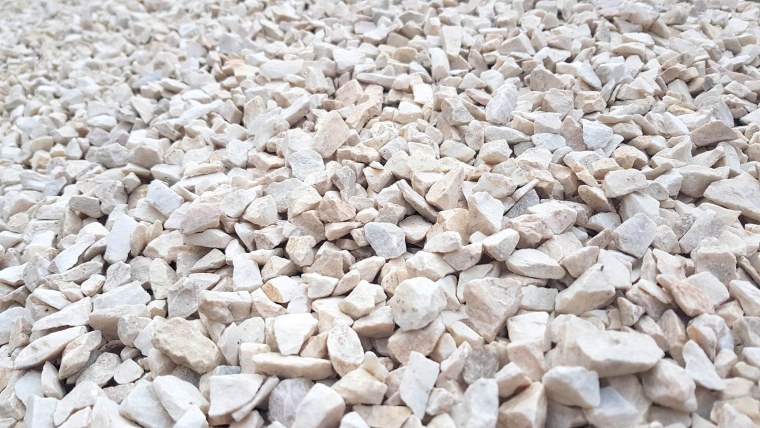 Белый щебень