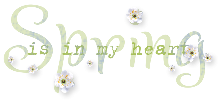 Надпись Весна на прозрачном фоне