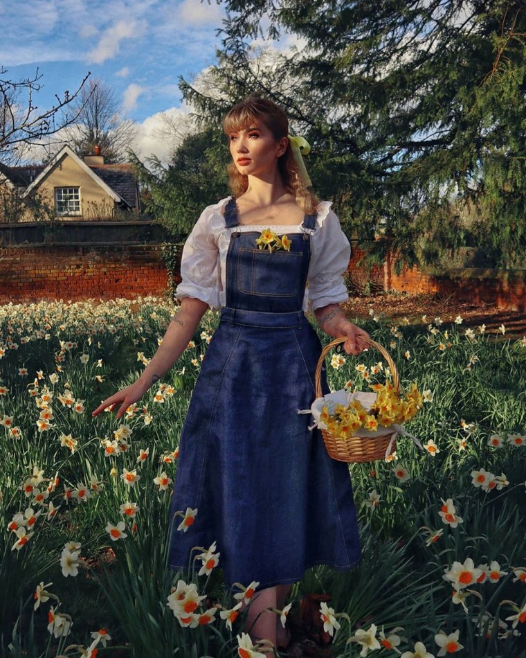Анастасия cottagecore наряд