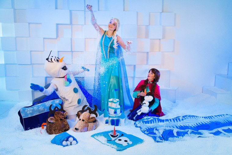 Эльза и Олаф аниматоры