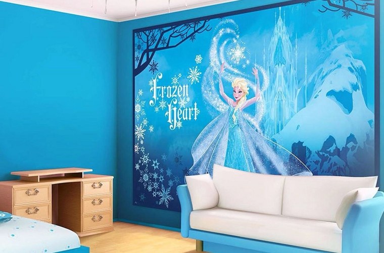 Комната для девочки в стиле Эльзы