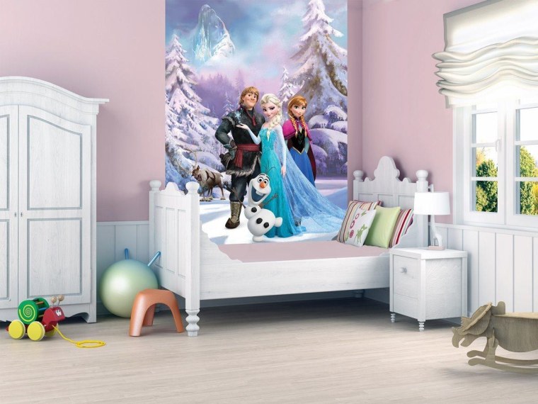 Комната для девочки в стиле Эльзы