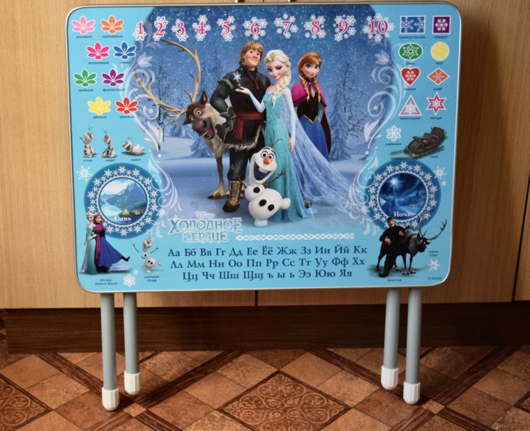 Комплект Дэми стол + стул №1 Disney Холодное сердце