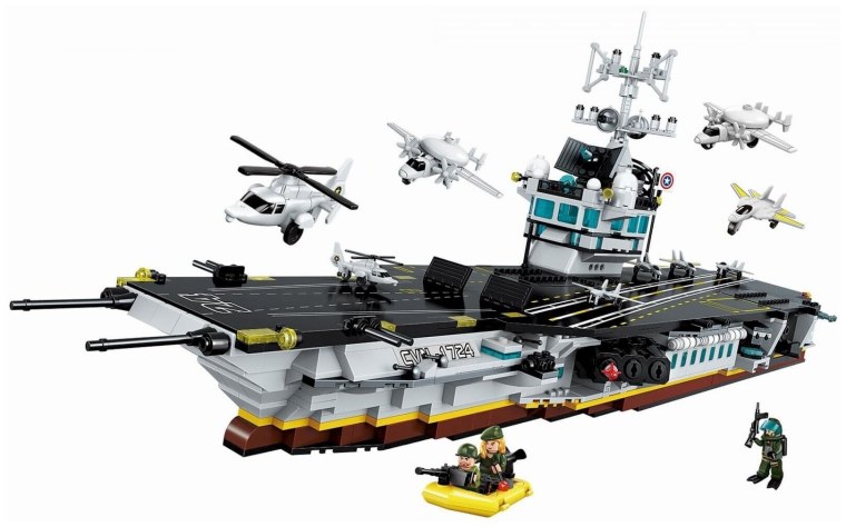 Лего БРИК 826 авианосец