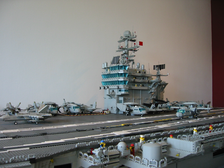 LEGO авианосец moc