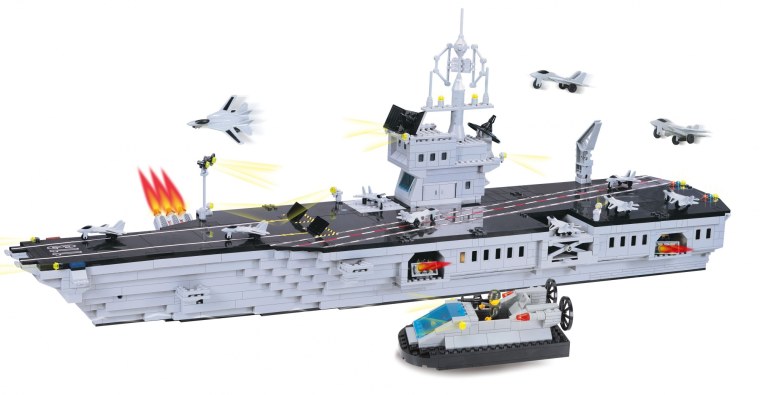 Конструктор QMAN Police 113 авианосец