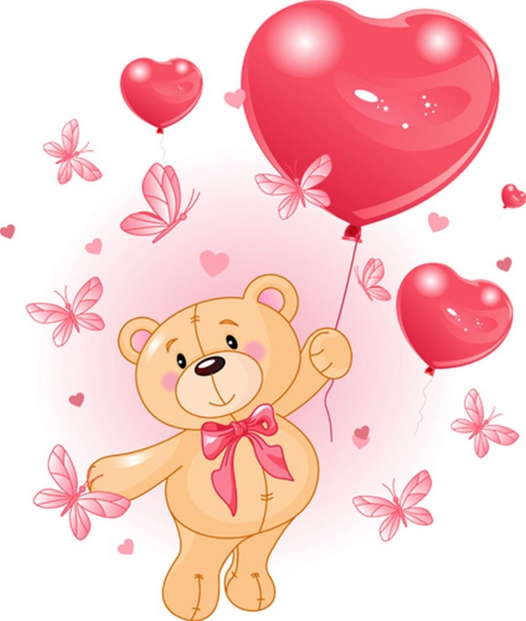 Медвежонок с шариками