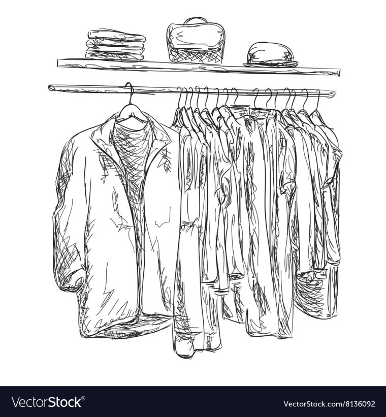 Шкаф карандашом