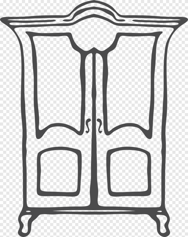 Раскраска шкаф для одежды