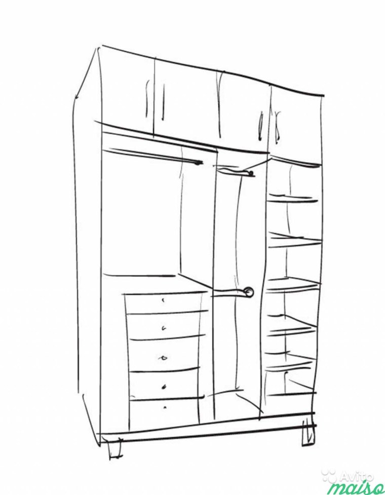 Гардероб раскраска