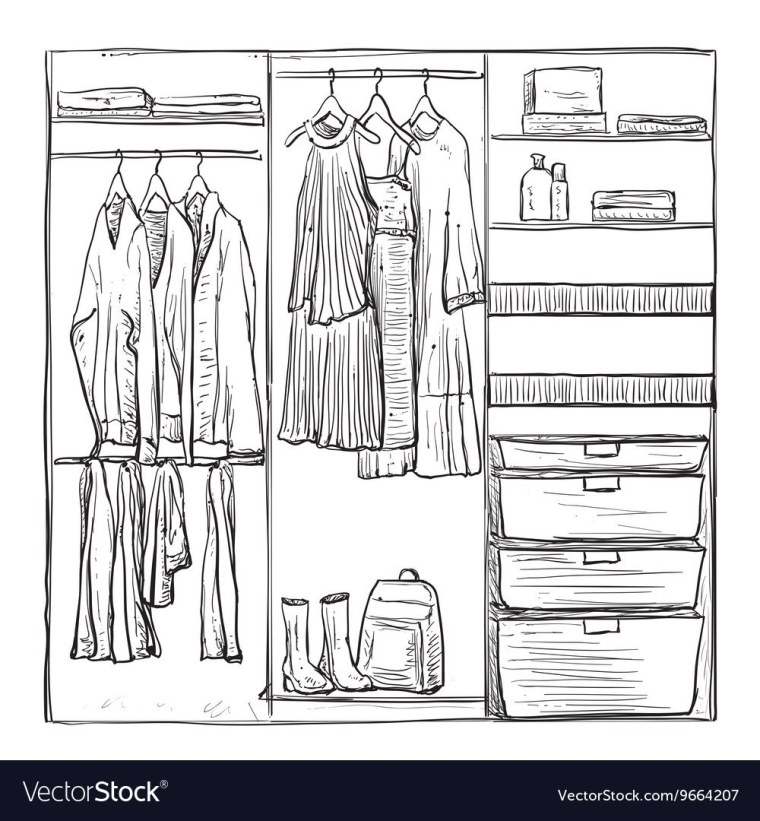 Шкаф раскраска для детей