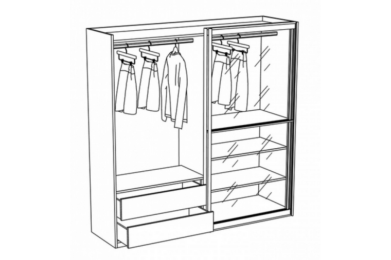 Шкаф раскраска для детей