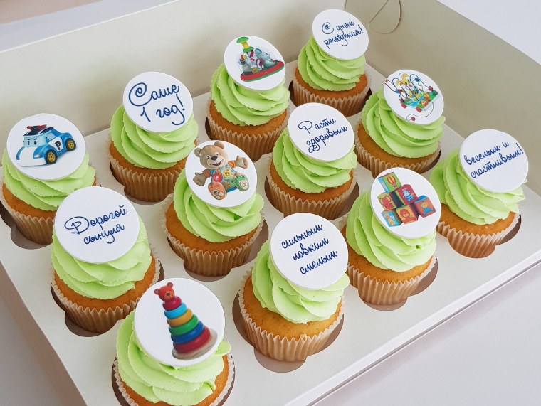 Капкейки для мальчика