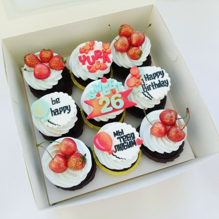 Капкейки на день рождения парню прикольные