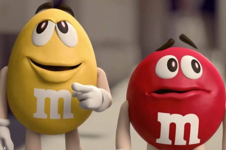 M MS красный и желтый