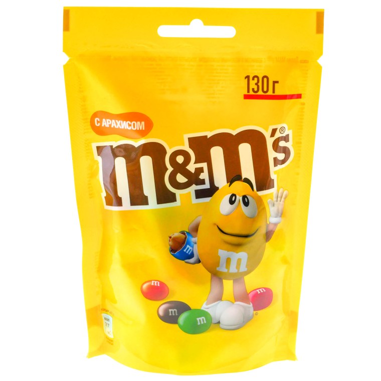 M&MS С арахисом драже 130г
