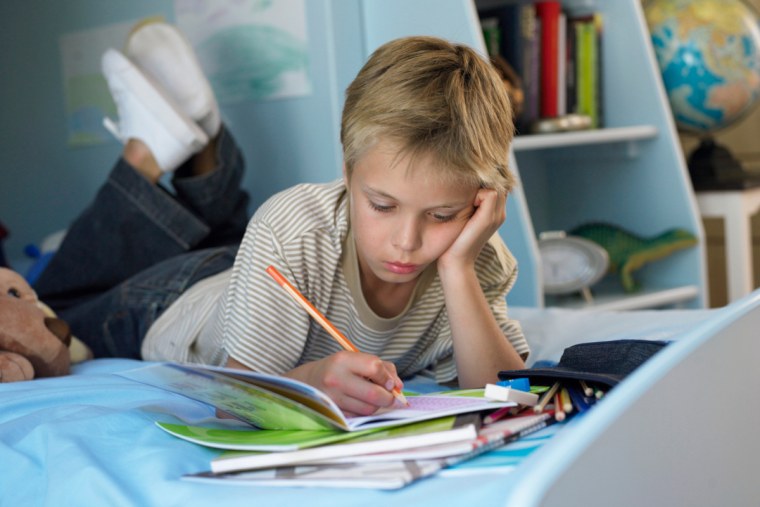 Школьник домашнее задание