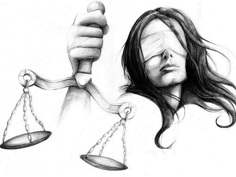 Фемида карандашом