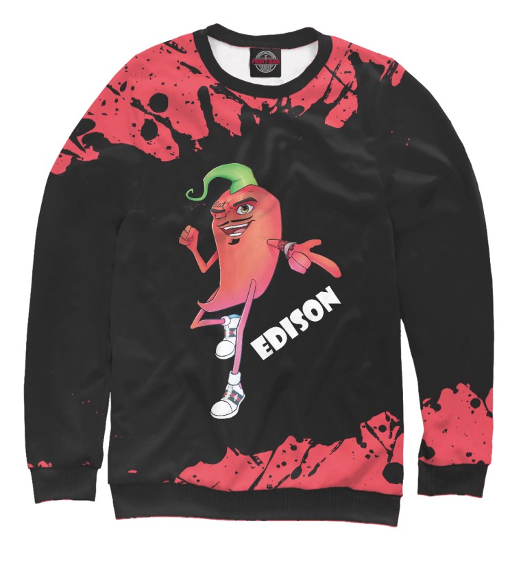 Футболка с принтом Эдисона