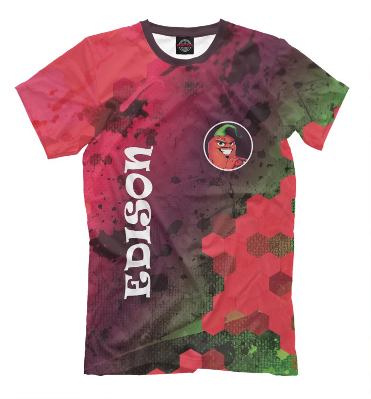 Толстовка 3d Эдисон перец