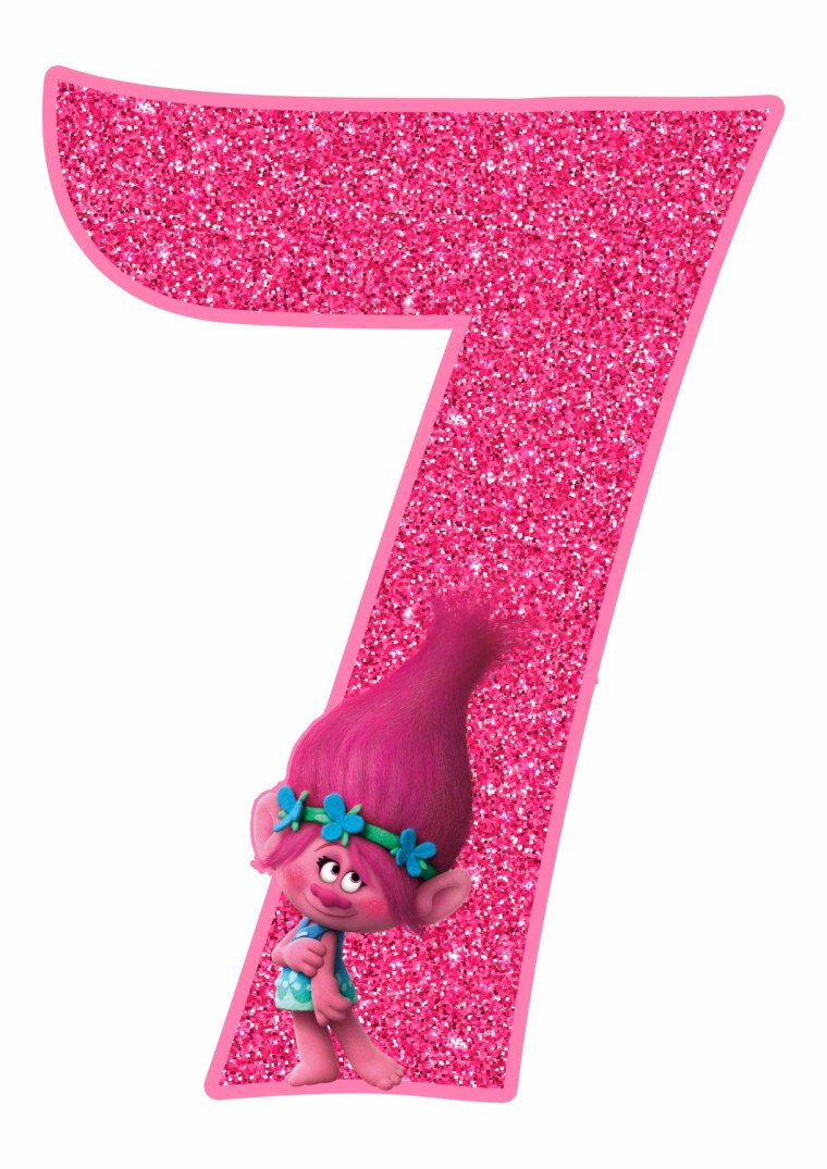 Цифра 7 в стиле