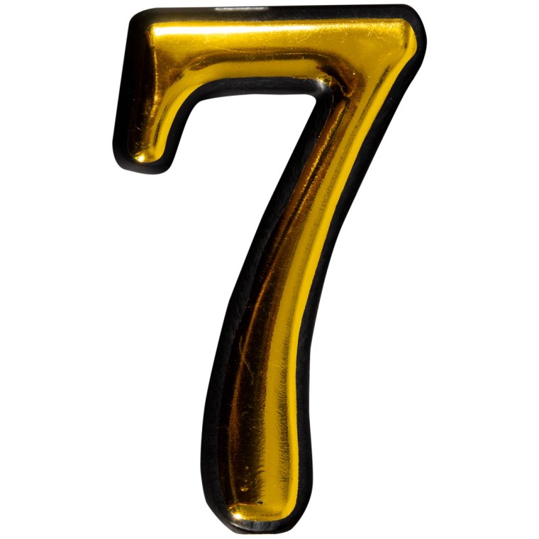 Цифра 7 красивая