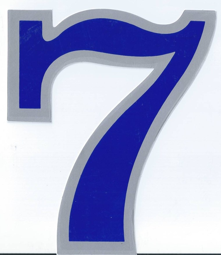 Стилизованная цифра 7