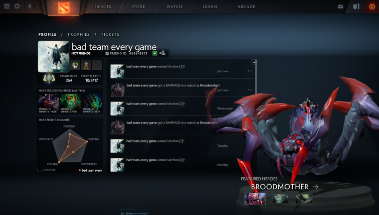 Пятиугольник в доте