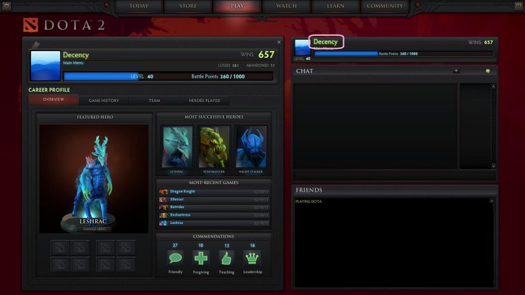 Профиль дота 2 МИРАКЛА