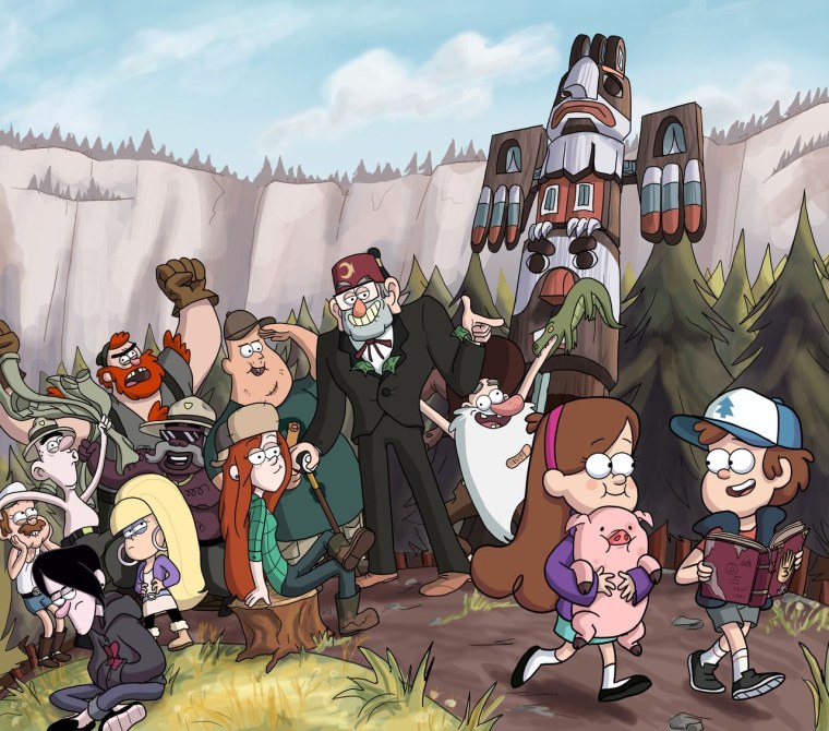 Гравити Фолз вся семья