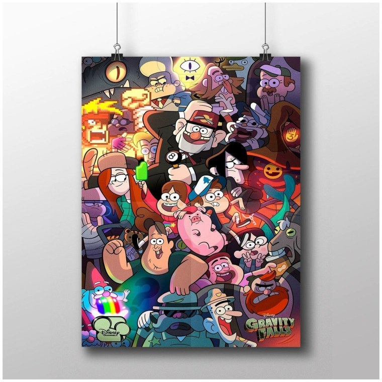 Гравити Фолз на холсте