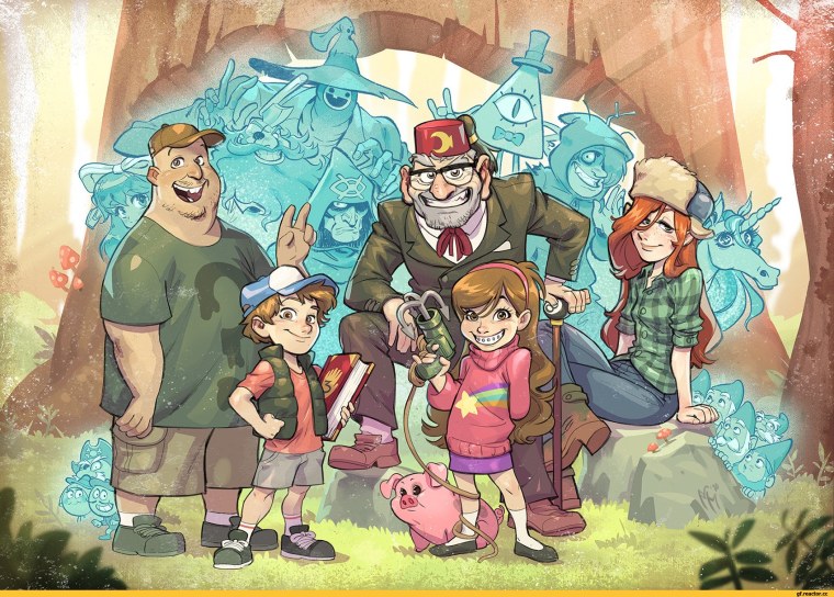 Гравити Фолз вся команда