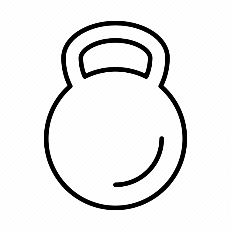 Гиря раскраска для детей