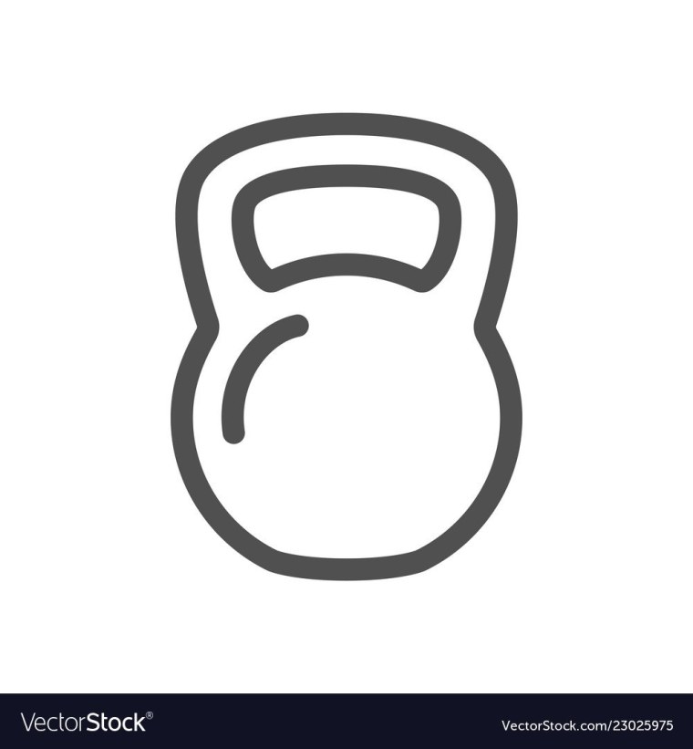 Гиря силуэт