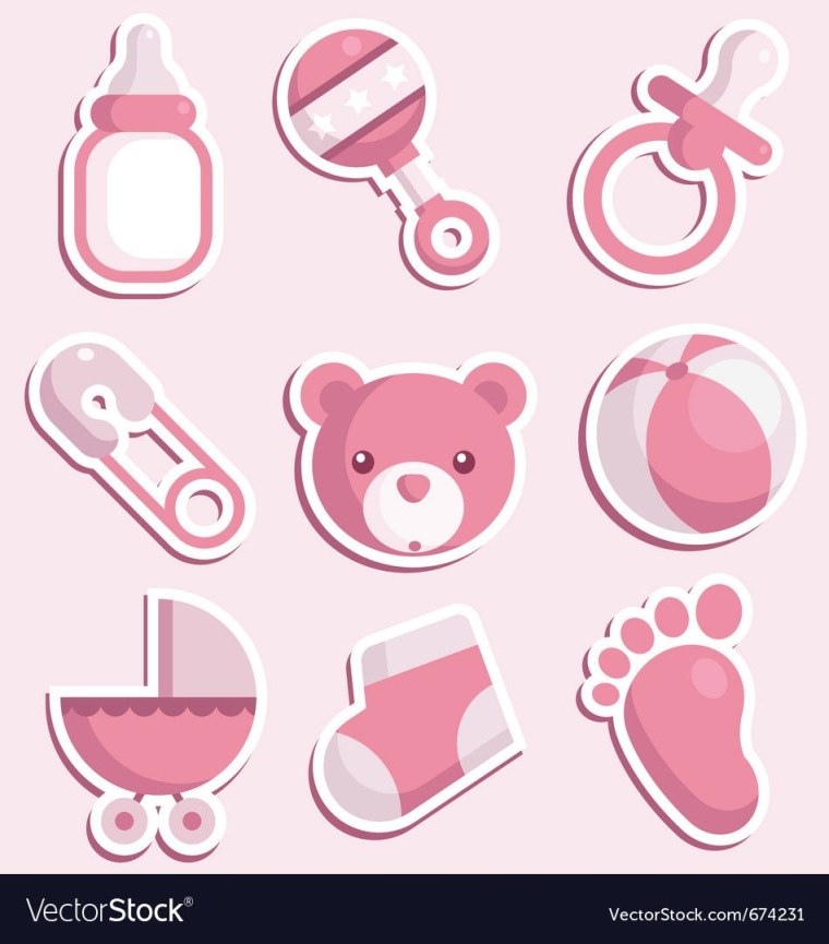 Розовая бутылочка для метрики