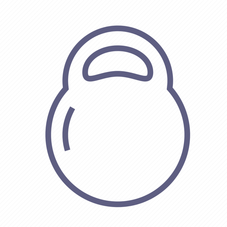 Гиря трафарет