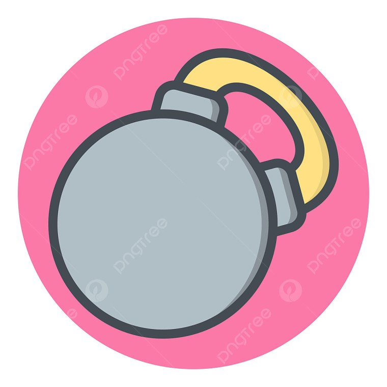 Розовая гиря для метрики