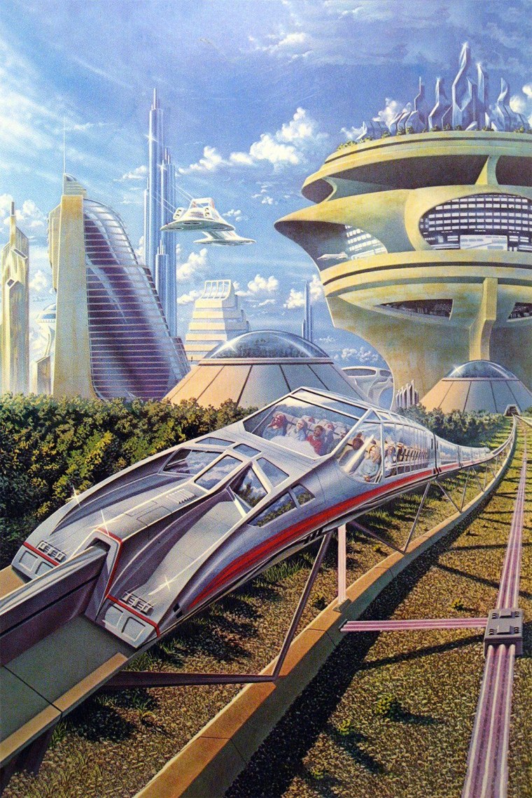 Картины города будущего Роберта МАККОЛЛА